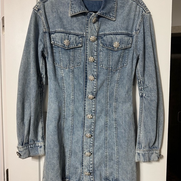 Lovers + Friends Blue Denim Dress - Picture 4 of 5